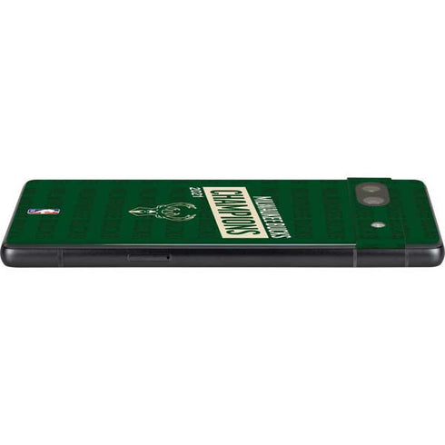 NBA Milwaukee Bucks 2021 Champions Google Pixel 7a Skin